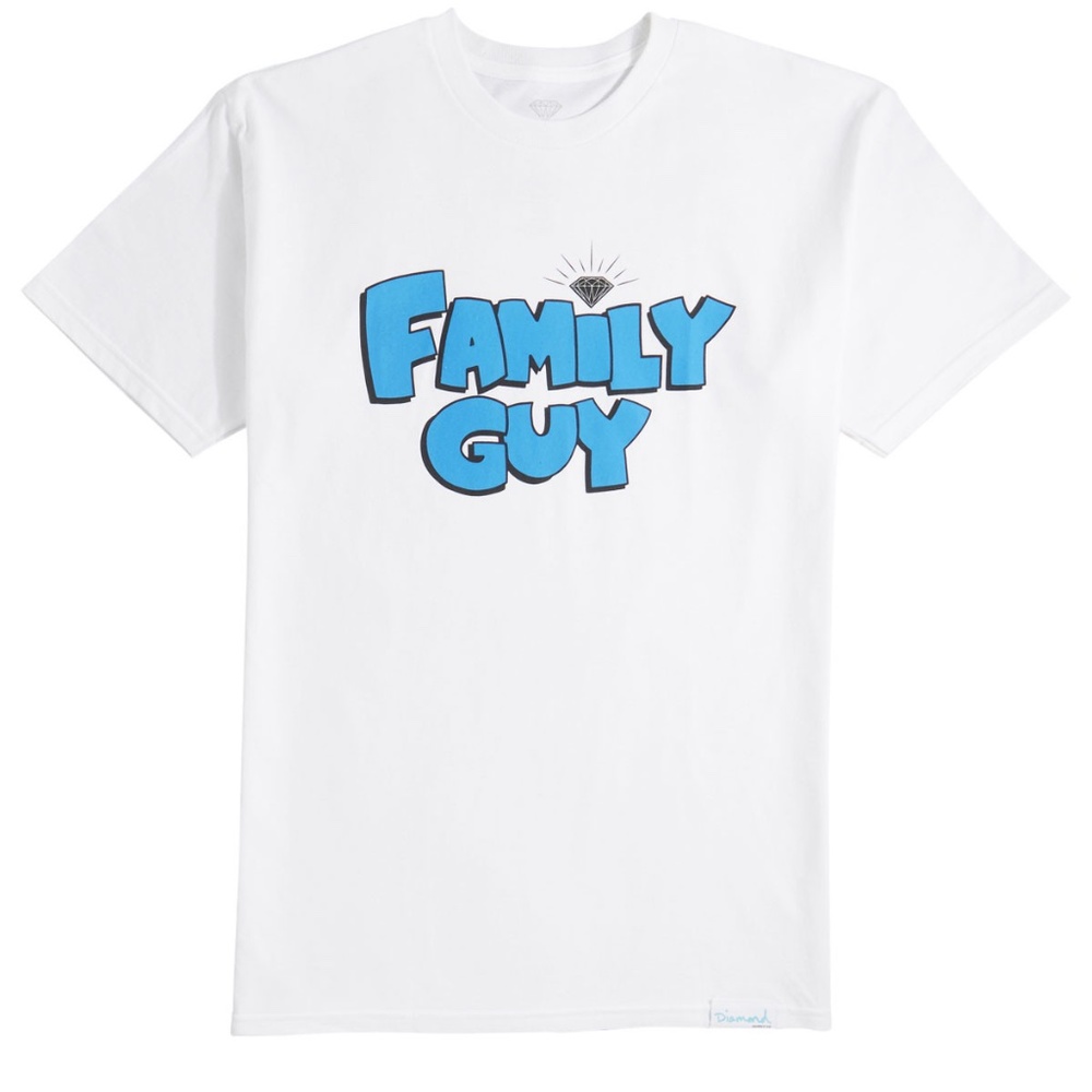 New Diamond Supply Co. x Family Guy Mens White T Shirt